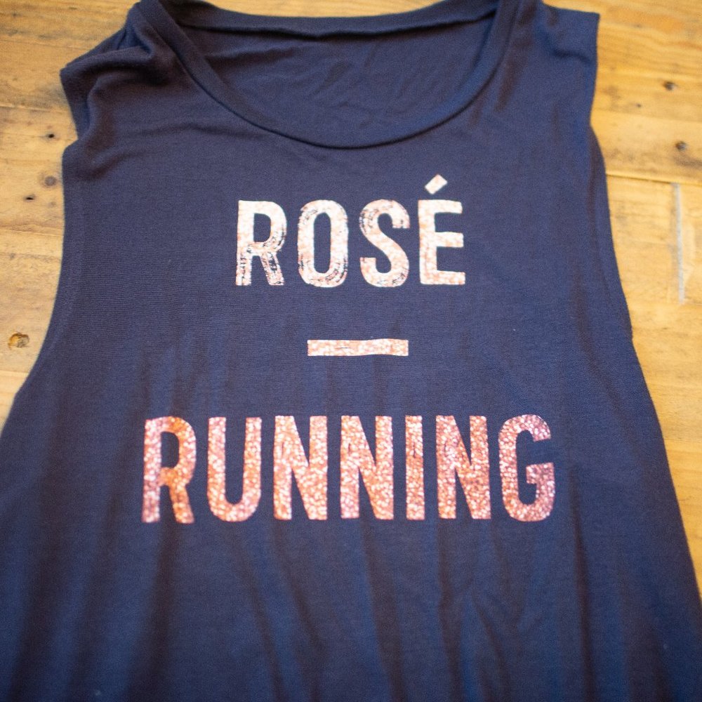Raw Threads Rose Running Muscle Tank